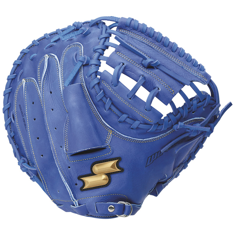 一般軟式キャッチャーミットブルー（野球用品） | スポーツ の