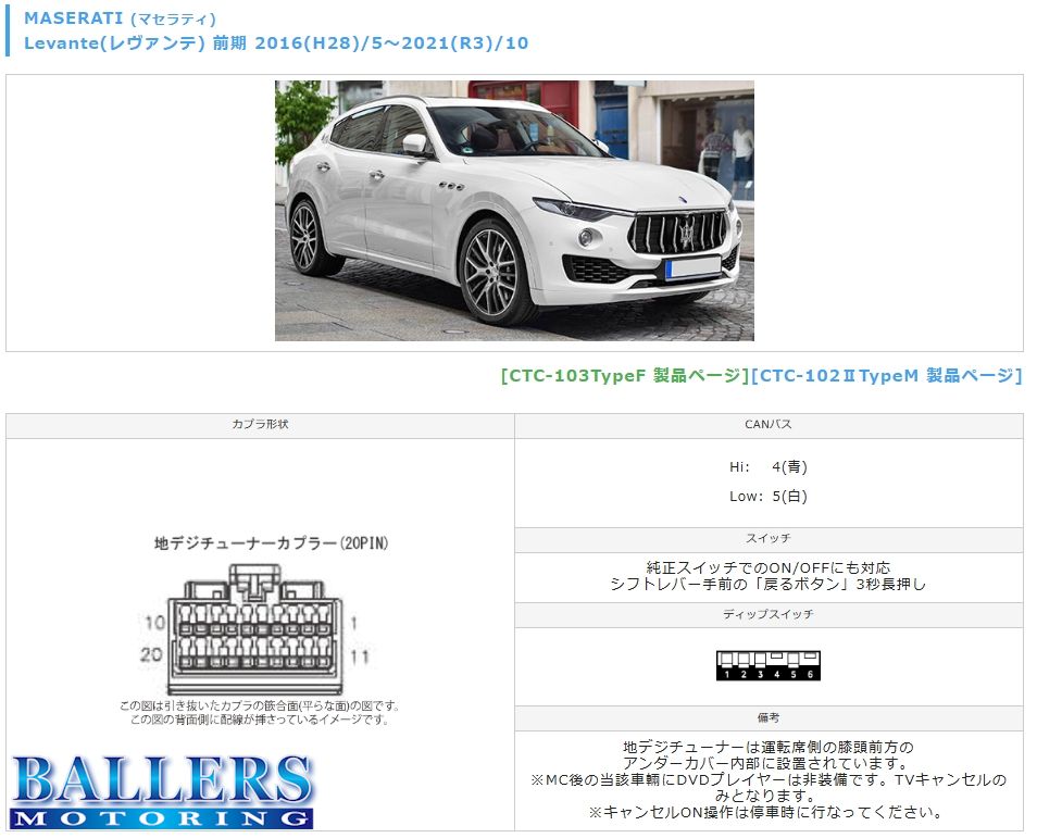 マセラティ レヴァンテ（カーナビ）｜自動車 | 車、バイク、自転車 の