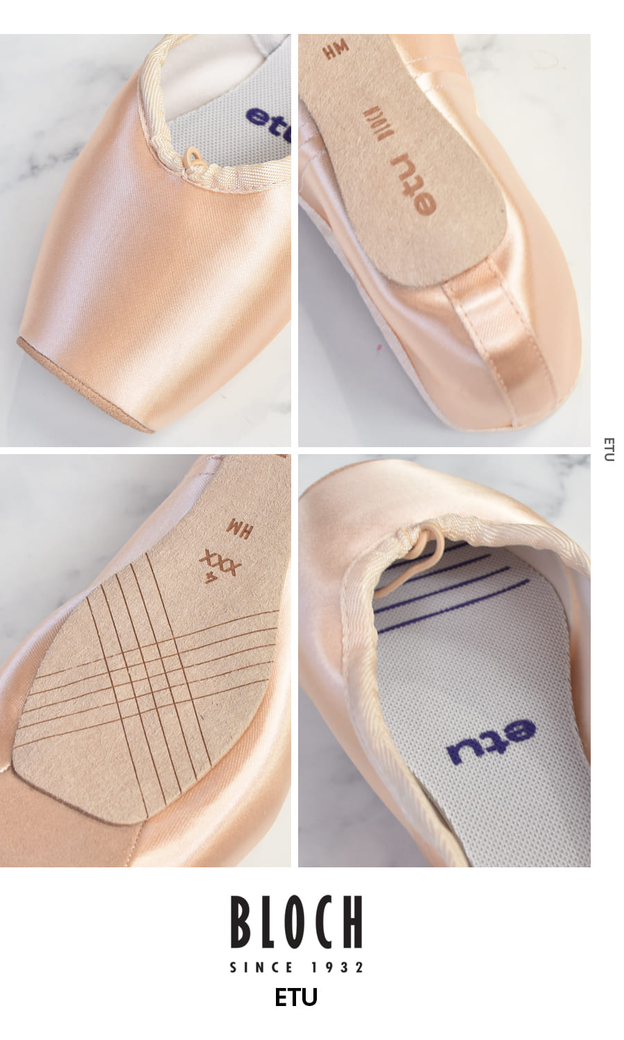 BLOCH ブロック エチュポワントシューズ S1160LTHM ETU トウシューズ