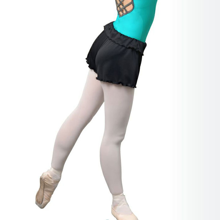 バレエ ショートパンツ 子供 オーバーパンツ ブラック クロ 130