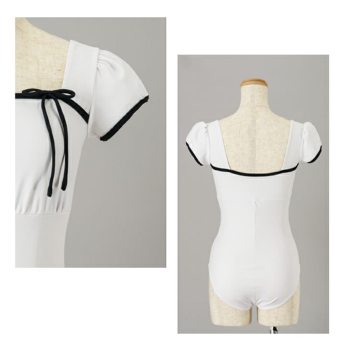 バレエレオタード リボンレオタード レディース 日本製 楓ゆきコラボ