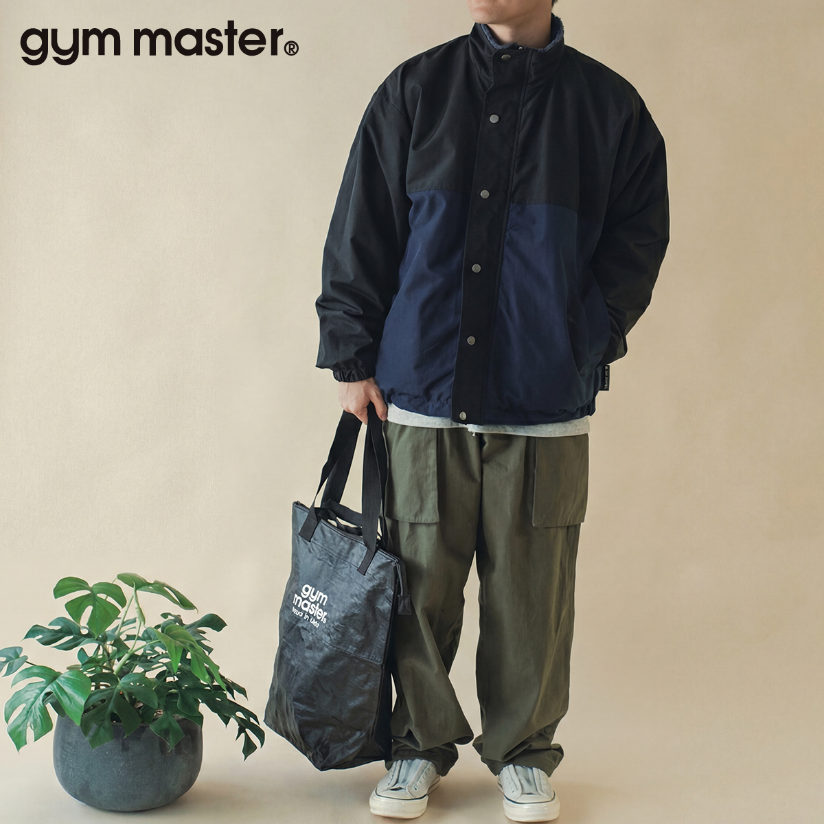 gym master/ジムマスター/2WAYレジャートートバッグ/PPトートバッグS/着用