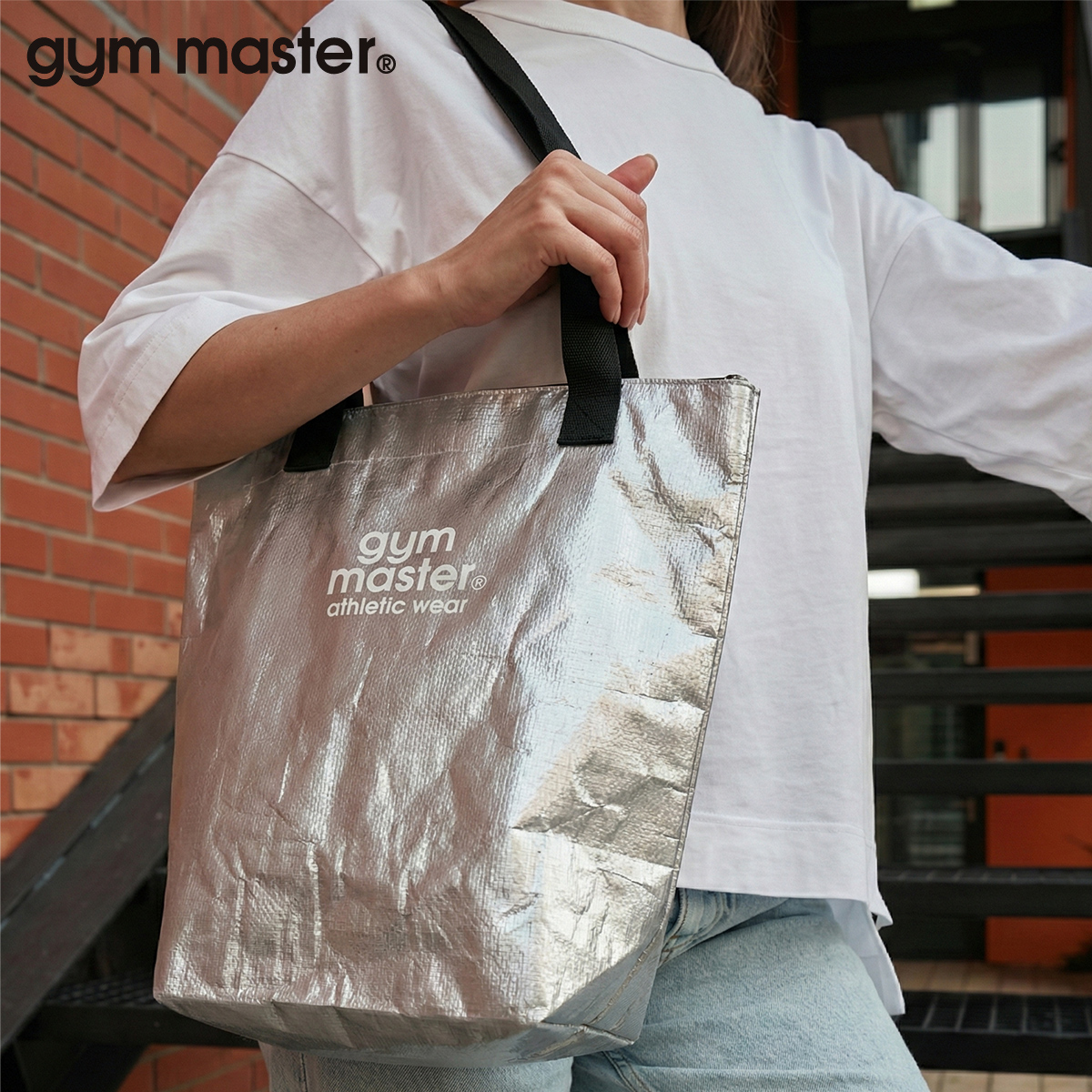 gym master/ジムマスター/2WAYレジャートートバッグ/PPトートバッグS/着用2