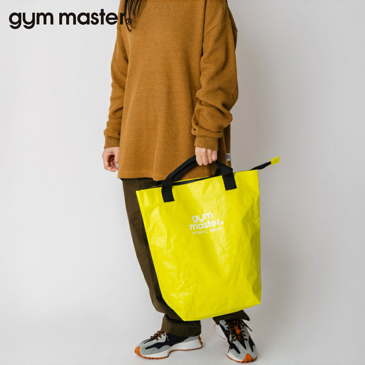 gym master/ジムマスター/2WAYレジャートートバッグ/PPトートバッグS/着用5
