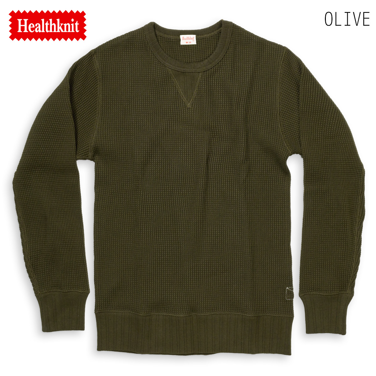 Healthknit（ヘルスニット） ロンT 長袖Tシャツ サーマル ワッフル