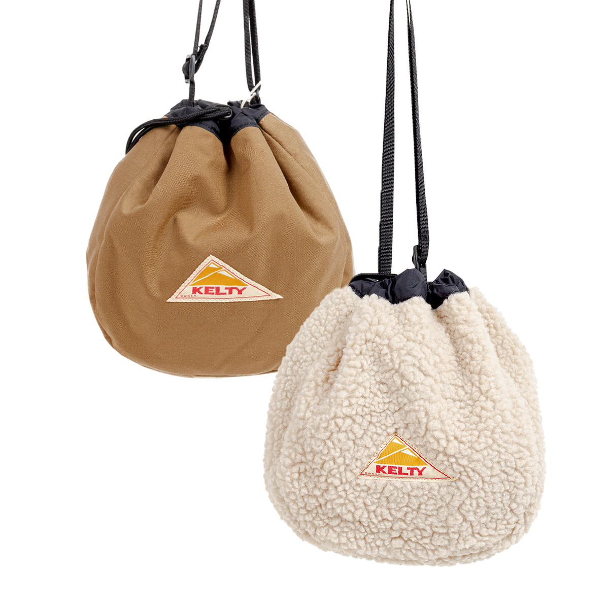 KELTY（ケルティ） 巾着ショルダー リバーシブル ショルダーバッグ