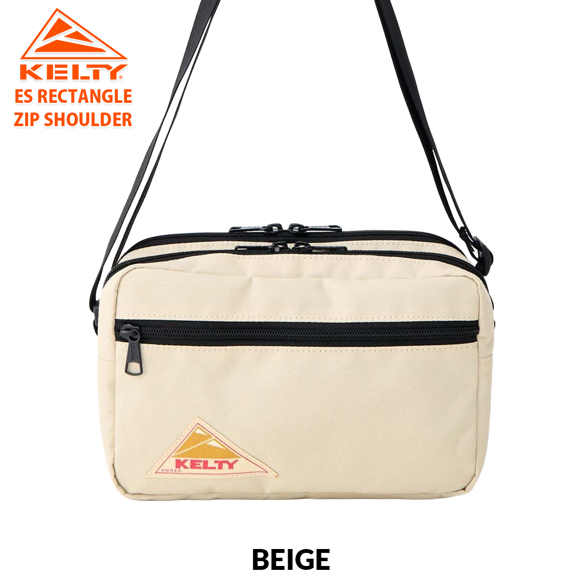 ②★特選♡贈答品★1.5kg超【GIFT♡箱入り10石☆ゴールデンカルサイト】♡ KELTY（ケルティ） ショルダーバッグ サコッシュ ES RECTANGLE ZIP