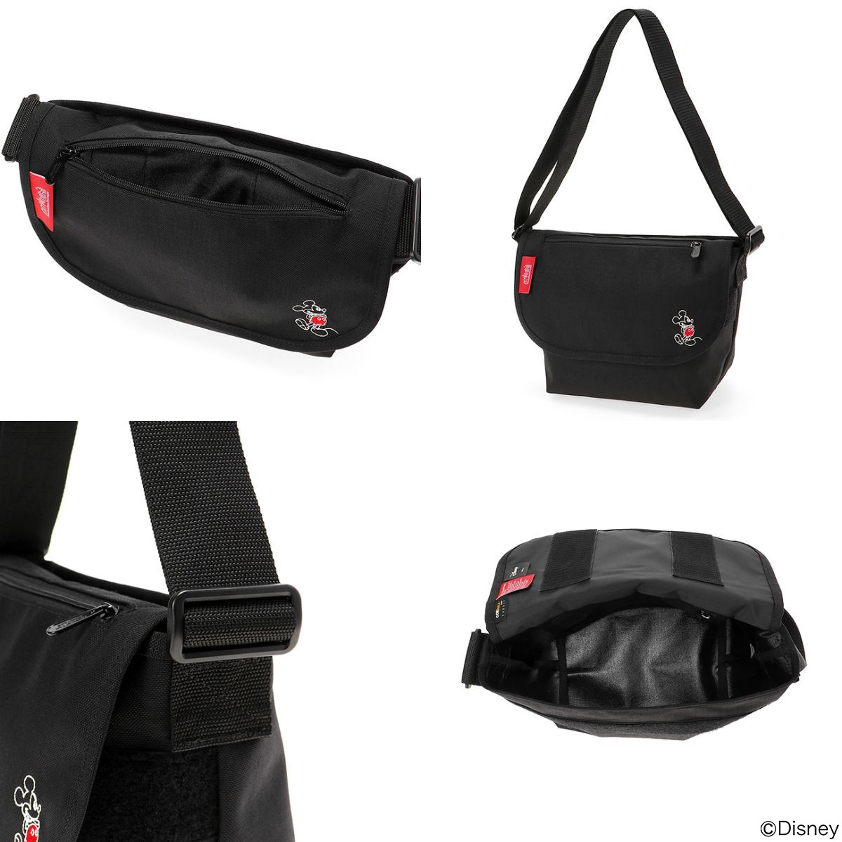 マンハッタンポーテージ ミッキーマウス コラボ メッセンジャーバッグ Casual Messenger Bag JR Mickey Mouse