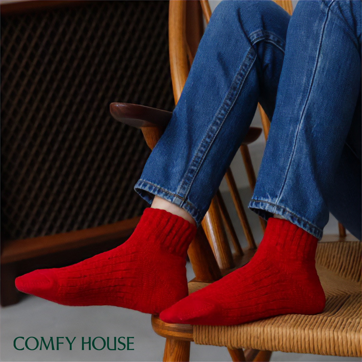 rasox/ラソックス/COMFY HOUSE/コンフィハウス/コンフィーハウス/靴下/ビッグスラブアンクル/着用3