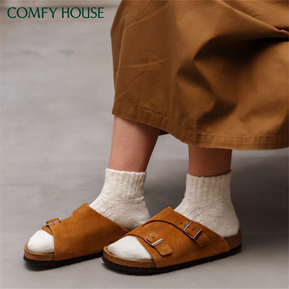 rasox/ラソックス/COMFY HOUSE/コンフィハウス/コンフィーハウス/靴下/ビッグスラブアンクル/着用4