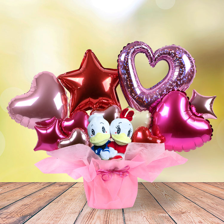 Disney（ディズニー） バルーン 電報 ドナルド デイジー ぬいぐるみ