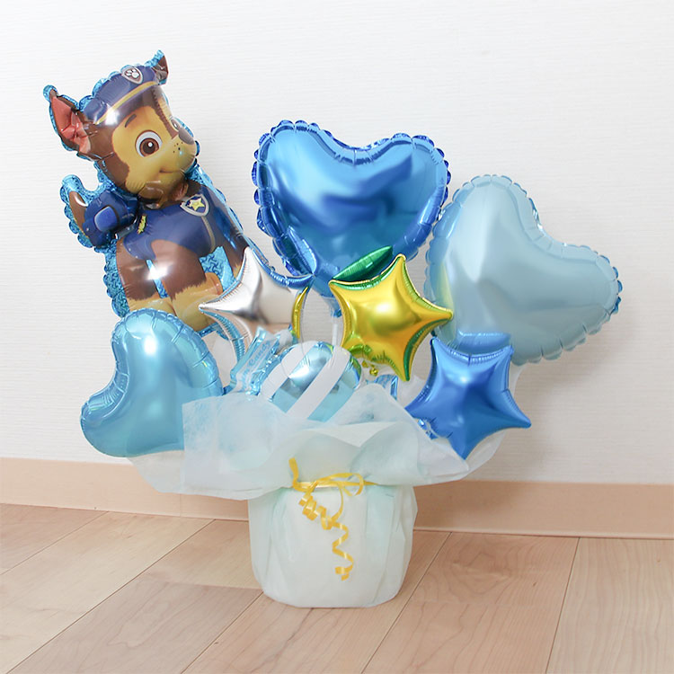 選べる バルーン電報 パウ・パトロール チェイス バルーン 結婚式 誕生日 発表会 出産祝い プレゼント ウェディング バースデー バルーンギフト 2620 | ブランド登録なし | 01