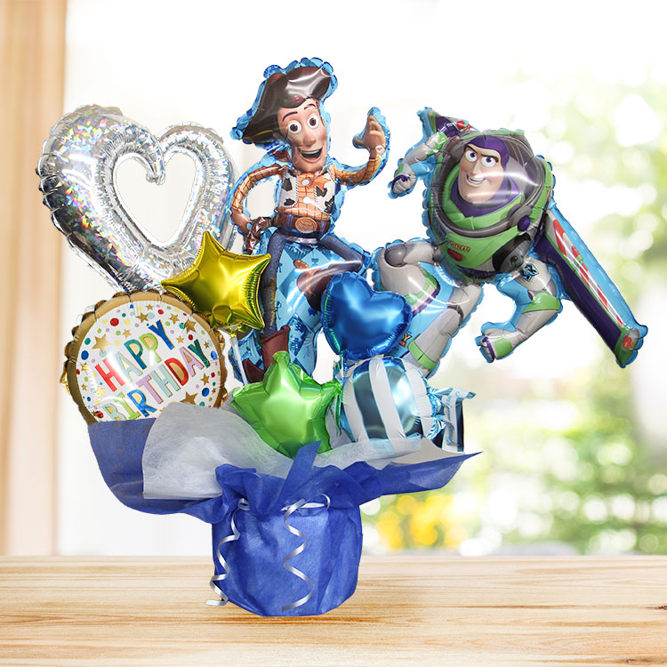 トイストーリー バルーンギフト 名入れ バルーンブーケ 誕生日 バルーン バズ ウッディ ディズニー バズ・ライトイヤー 祝電 ギフト 出産祝い 発表会 入学 | トイ・ストーリー | 03