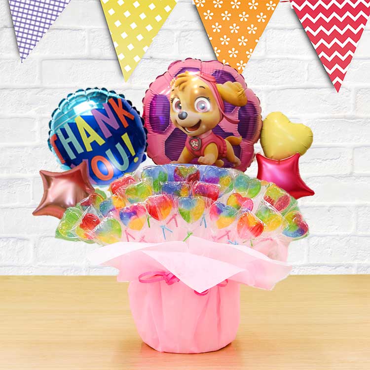パウ・パトロール スカイ エベレスト キャンディブーケ バルーン 結婚式 誕生日 発表会 出産祝い プレゼント バースデー バルーンギフト 7621 | ブランド登録なし | 05