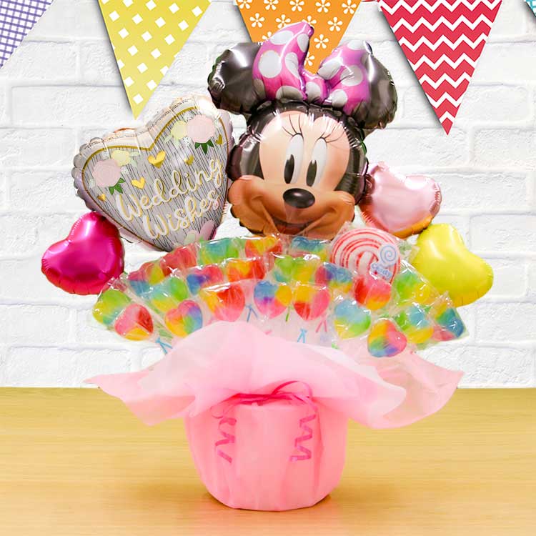 Disney（ディズニー） ミニー キャンディブーケ 豪華 バルーン電報