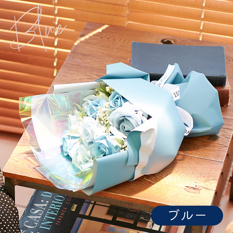 ソープフラワー ローズ 花束 ブーケ ボックス フラワーギフト バラ