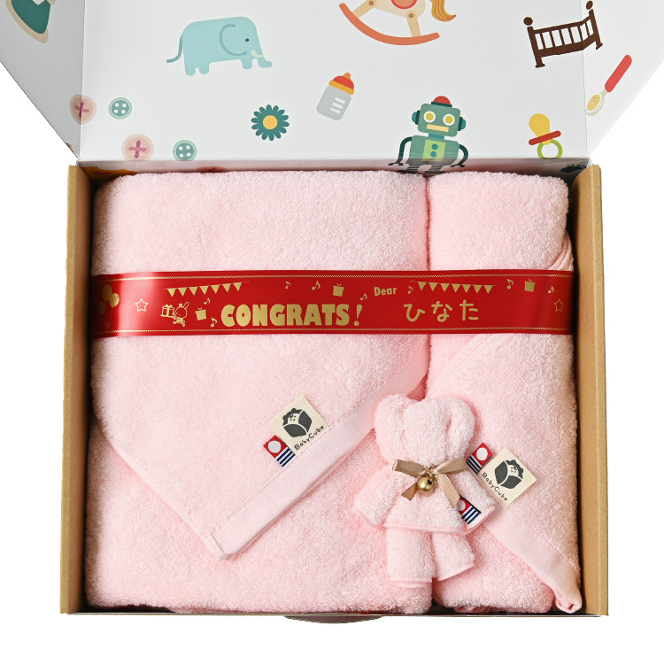 今治タオル 3点セット バスタオル フェイスタオル ハンカチ 出産祝い 女の子 男の子 名入れ タオルハンカチ ギフト プレゼント 日本製 今治 国産 タオルギフト | 今治タオル | 03