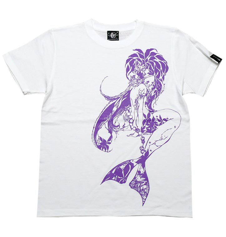マーメイド（Mermaid）Tシャツ -G- 人魚姫 童話 綺麗目 きれいなイラストレーション おし...