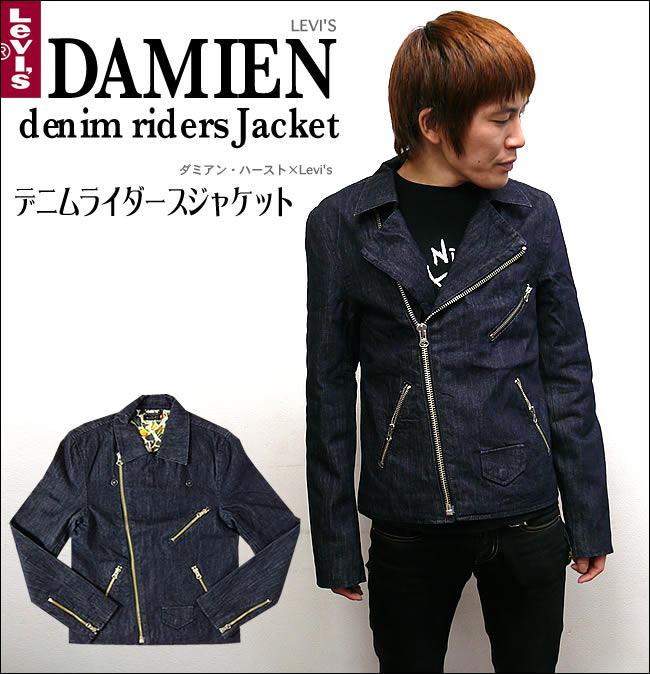 DAMIEN denim riders jacket デニムライダースジャケット【Levi's（リーバイス）】☆☆