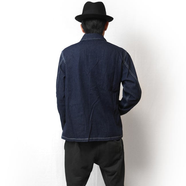 メンズセレクト 【送料無料】USタイプ 40's デニムワークユニフォーム