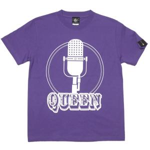Rock Queen Tシャツ (V.パープル) -F- 半袖 マイク ロックTシャツ ロッククイー...