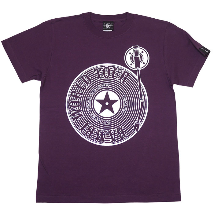 ロックTシャツ / Bambi World Tour Tシャツ (M.パープル)-F- 半袖 紫色 ...
