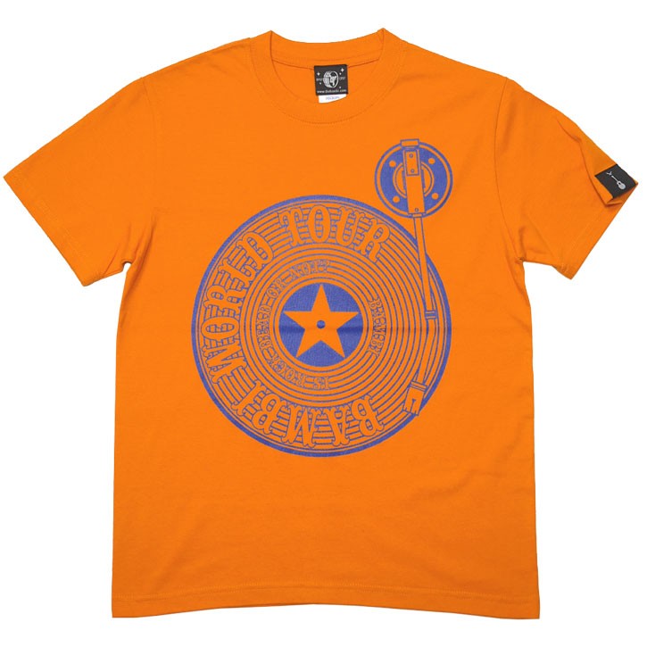 ロックTシャツ / Bambi World Tour Tシャツ (オレンジ)-F- 半袖 ワールドツ...