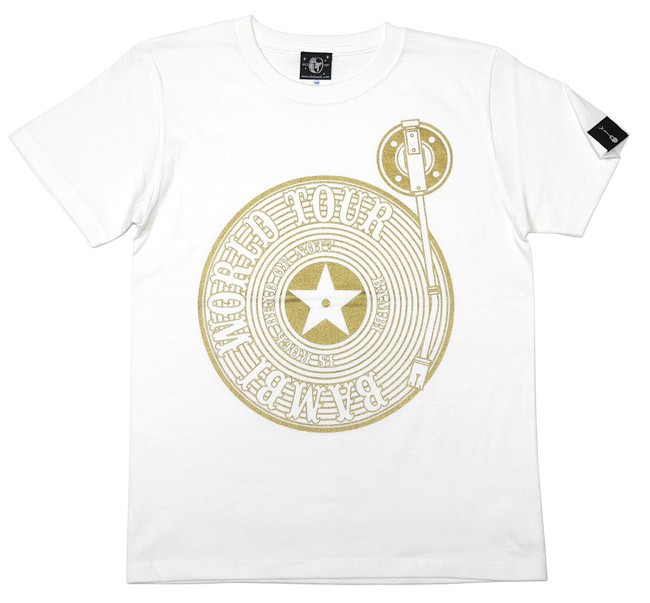 ロックTシャツ / Bambi World Tour Tシャツ (ホワイト)-F- 半袖 白色 ROCK’NROLL ロックTシャツ バンドTシャツ ライブ フェス｜bambi｜02