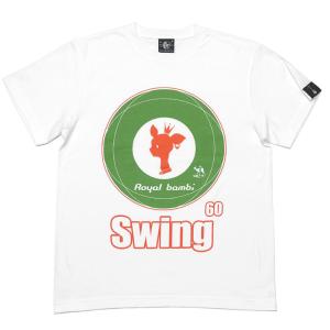 Swing 60 Tシャツ (ホワイト×グリーン) -Z- 半袖 バンビロゴt こじか モッズ MO...