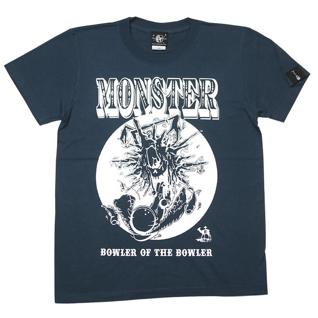 MONSTER BOWLER (モンスターボーラー) Tシャツ (スレイト) -F- 半袖 怪獣 パ...