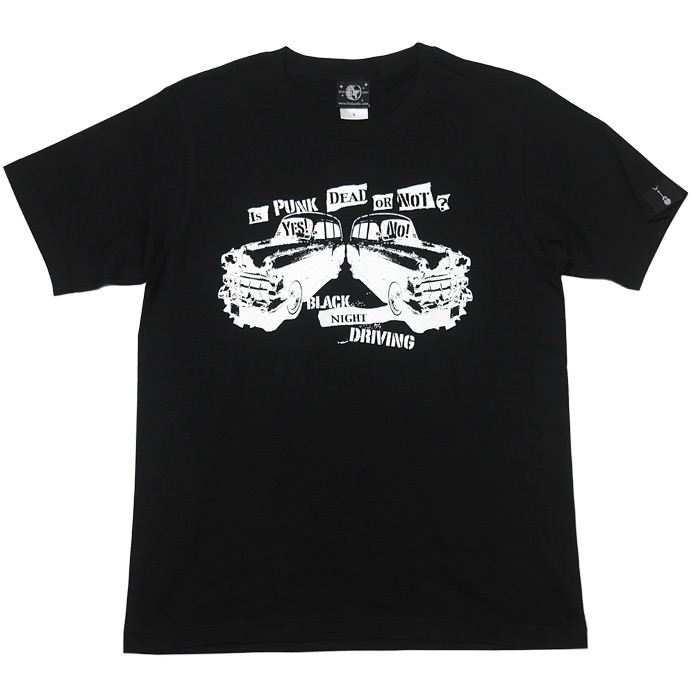Is punk dead or not? Tシャツ (ブラック) -F- 半袖 黒色 カットソー パ...