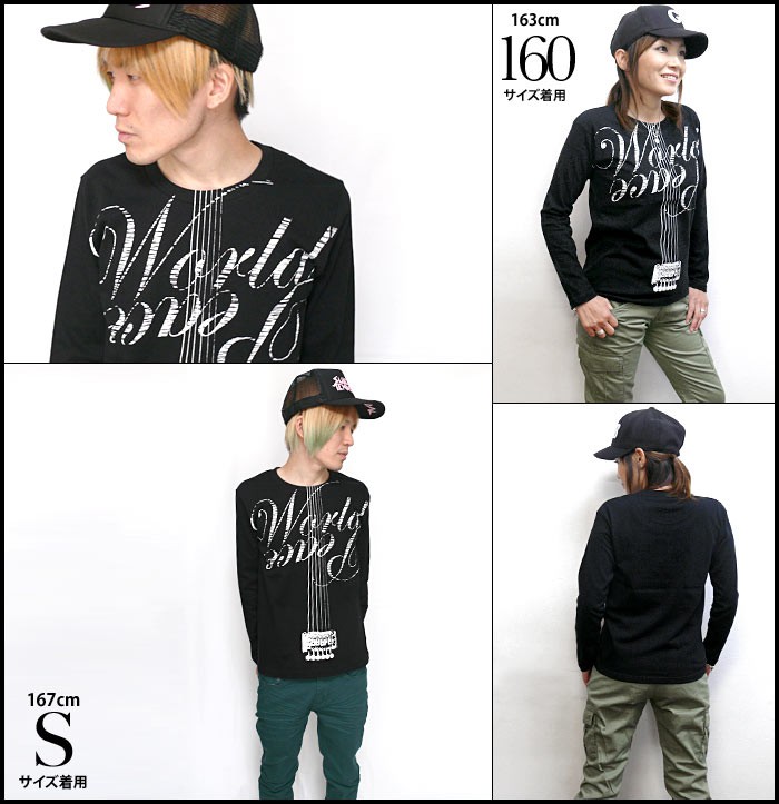 メンズセレクト WP ロングスリーブTシャツ (ブラック) -Z- ロンT 長袖