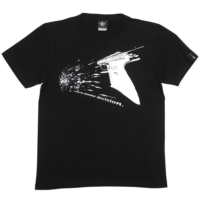 Ultimate Decision Tシャツ (ブラック) -F- 黒色 半袖 銃 ピストル パンク...