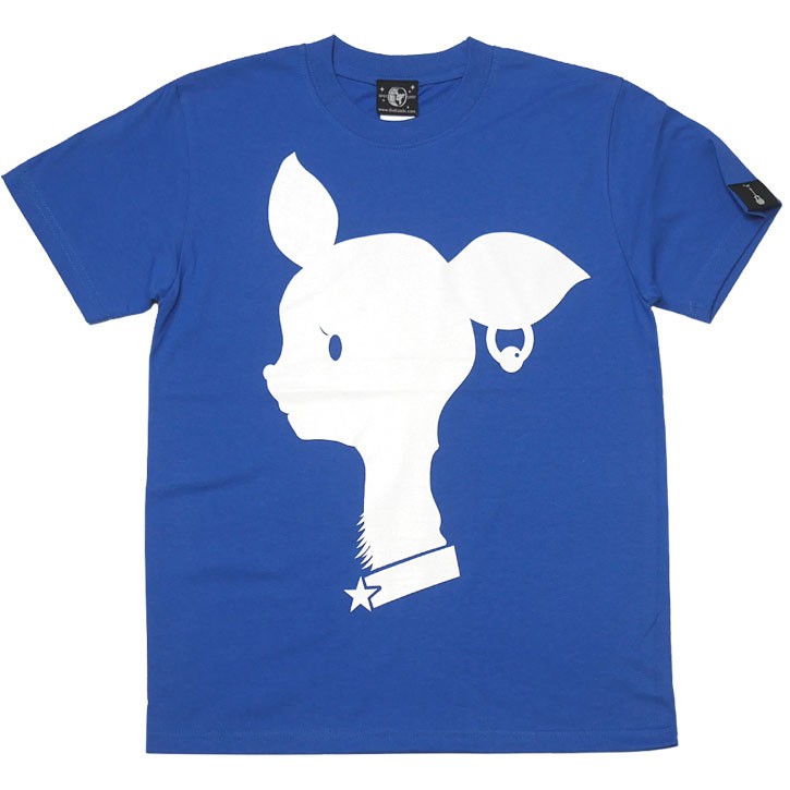 Bambi Mark Tシャツ (ロイヤルブルー) -Z- 半袖 青色 バンビ ばんび ロゴマーク ...