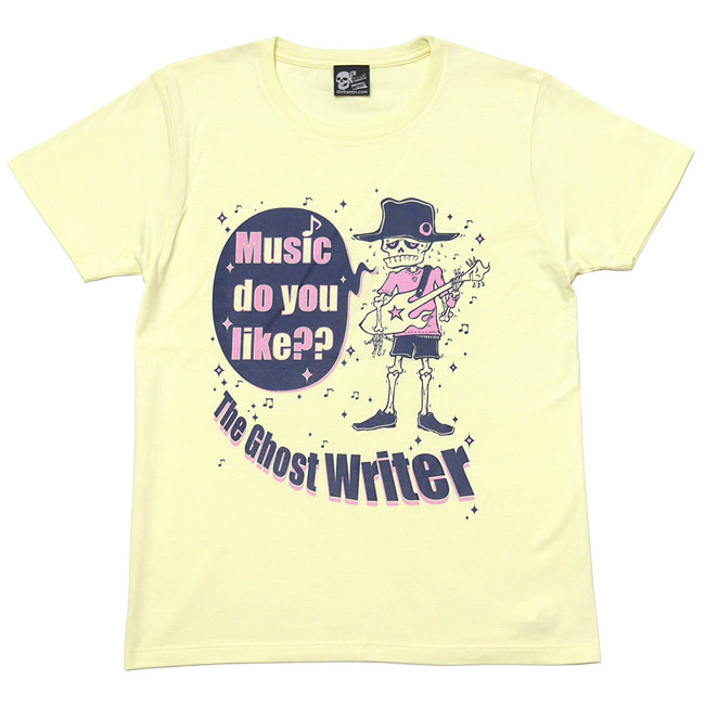 Music do you like?? ライトTシャツ (シャーベットイエロー) -F- 半袖 黄色...