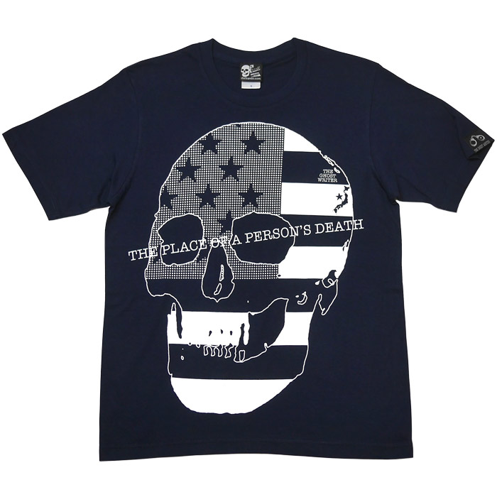 ドゥーカス ゴルフ Tシャツ 未使用 黒 バックプリント スカル