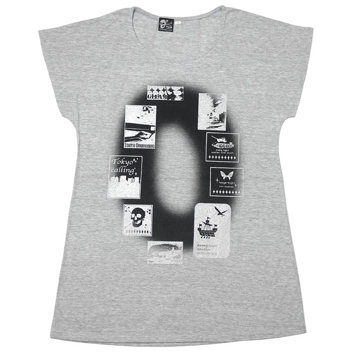 Gleam 0(ゼロ) Tシャツワンピース -G- カジュアル グラフィック かわいい 可愛い ワンピTシャツ オリジナルブランド 半袖｜bambi｜02
