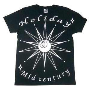 HOLIDAY (ホリデー) Tシャツ (ブラック) -F- 半袖 黒色 パンクロックTシャツ スカ...