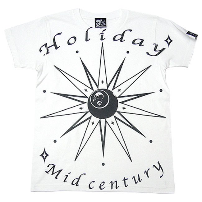 HOLIDAY (ホリデー) Tシャツ (ホワイト) -F- 半袖 白色 パンクロックT