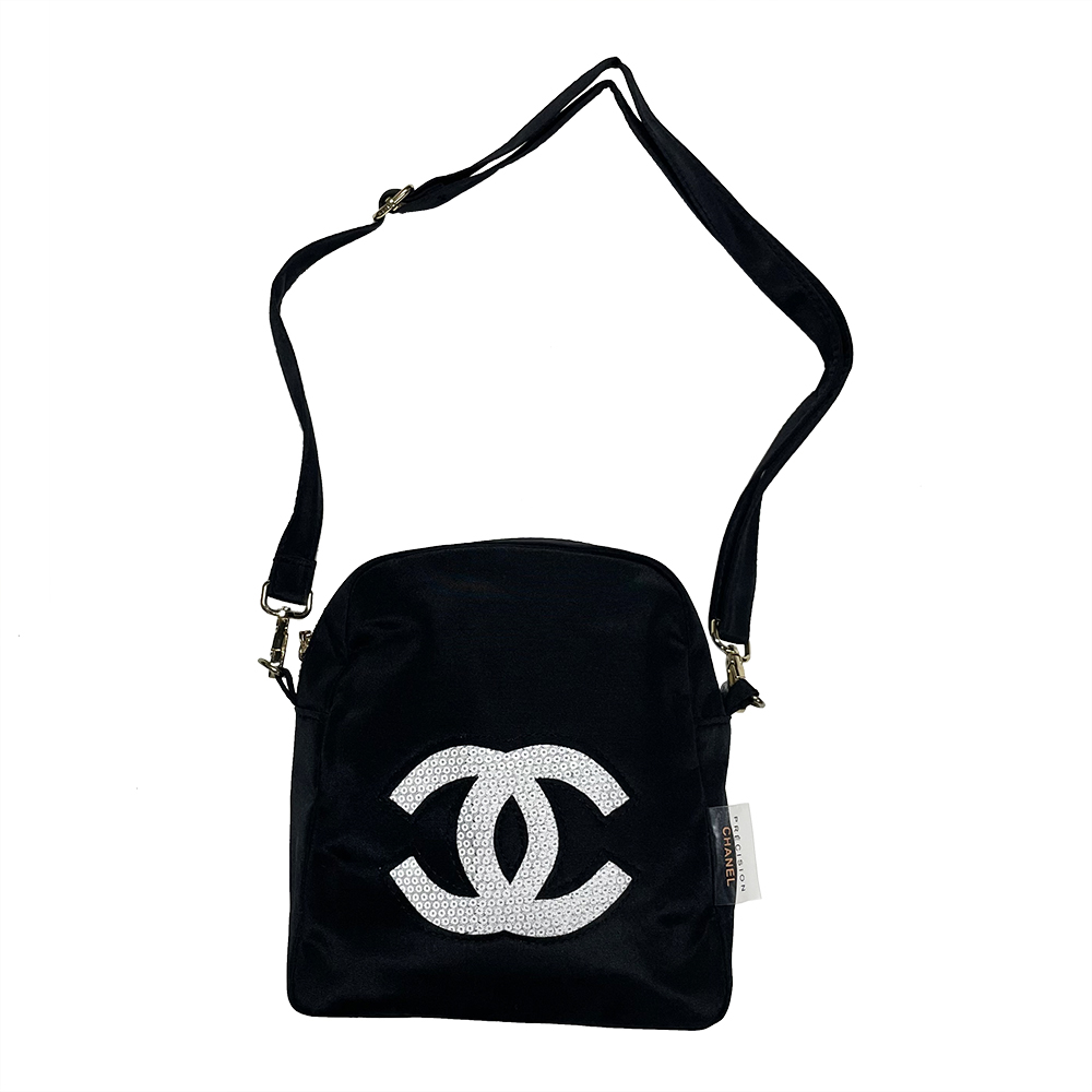 シャネル Chanel 可愛い クロスボディバッグ 黒 -