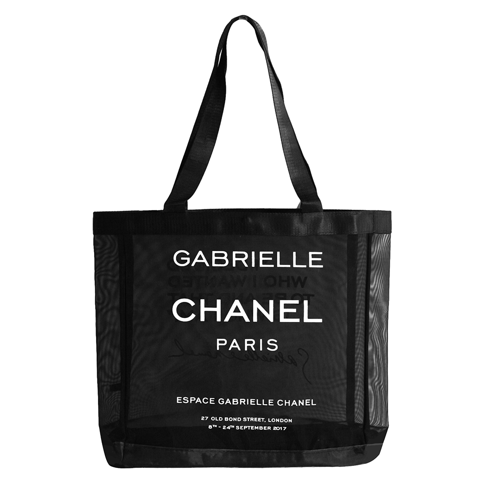 ノベルティ】 シャネル CHANEL トートバッグ メッシュ 透かし 編み