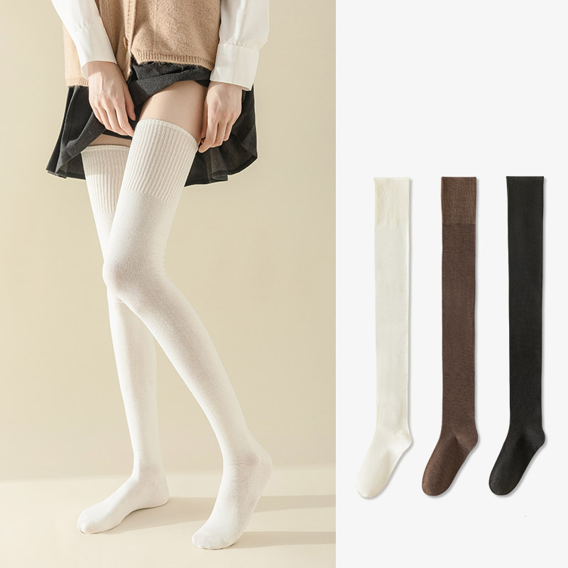 ニーハイソックス ハイソックス 3組セット 超長ニーハイソックス