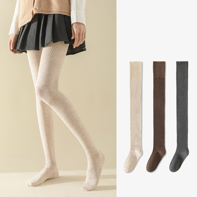 ニーハイソックス ハイソックス 3組セット 超長ニーハイソックス