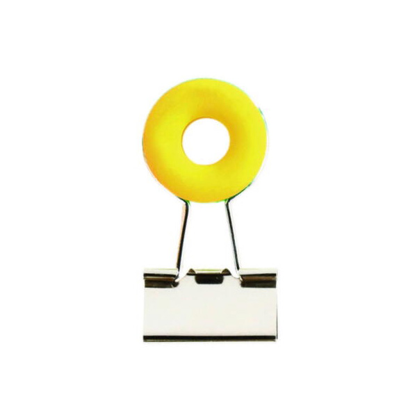 ベロス モチーフクリップ ドーナツクリップ DCD-11 色種：ローズピンク ピンク ライトピンク イエロー グリーン ブルー　かわいい ドーナッツモチーフ | VELOS | 04