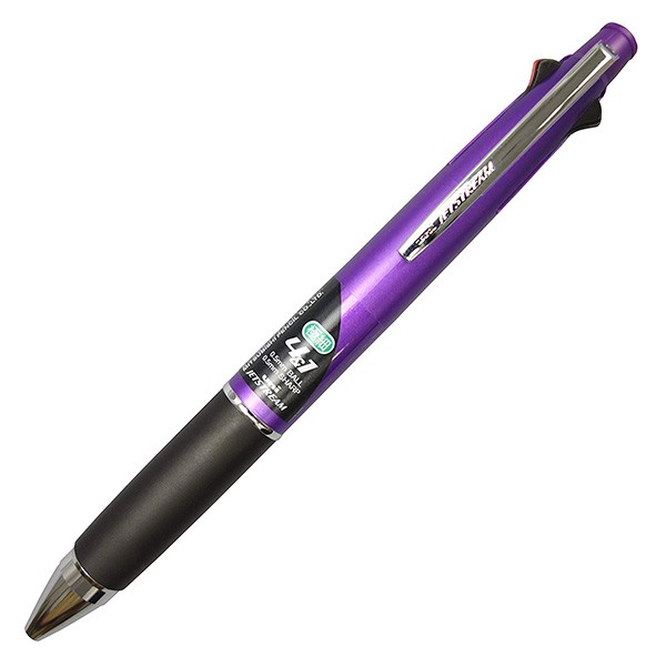 uni ジェットストリーム 多機能ペン 4&amp;1 油性ボールペン：黒、赤、青、緑（ボール径：0.5mm...