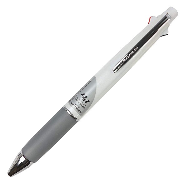 uni ジェットストリーム 多機能ペン 4&1 油性ボールペン：黒、赤、青