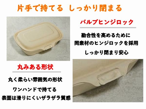 使い捨て 持ち帰り エコ容器 モールド容器 仕...の詳細画像5