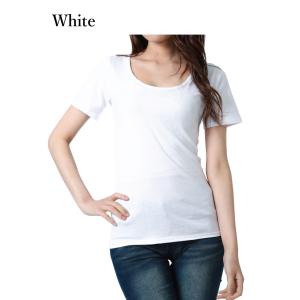 【婦人】レディースTシャツ 合わせやすい 柔らか素材のTシャツ.綿100％ M.L.LL