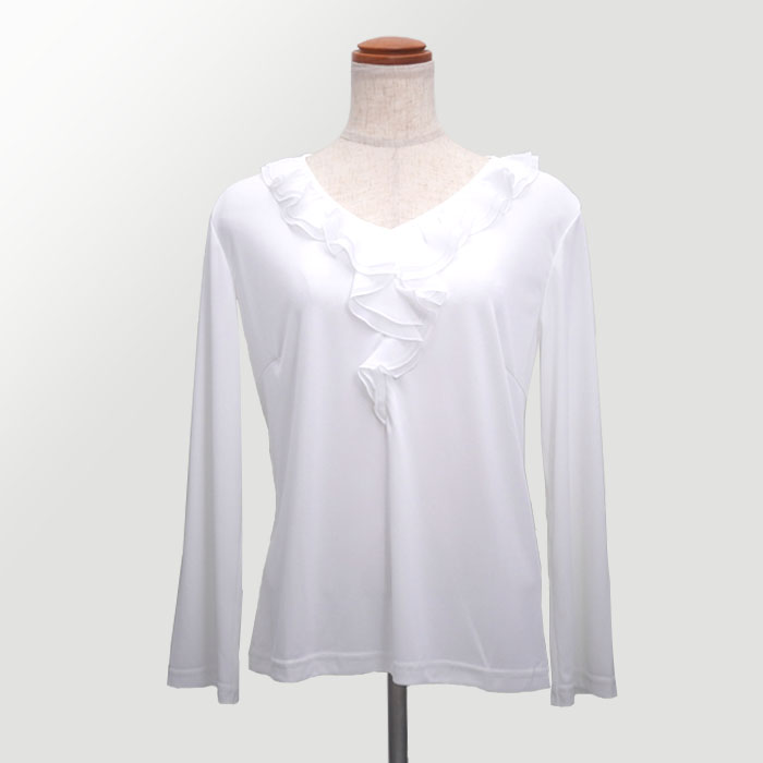 七分袖 八分袖 カットソー ＼新作／ きれいめ かわいい 透けにくい