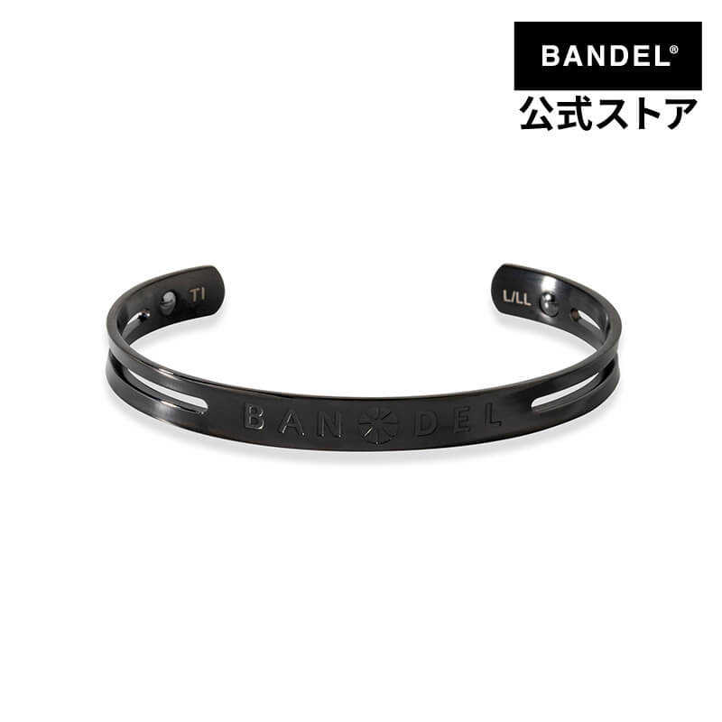 バンデル BANDEL ブレスレット Titanium Bangle Black チタン バングル ブラック｜bandel-official